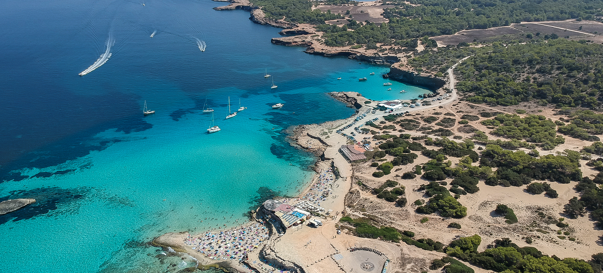 Vista aérea ibiza Imagen Vista aérea ibiza